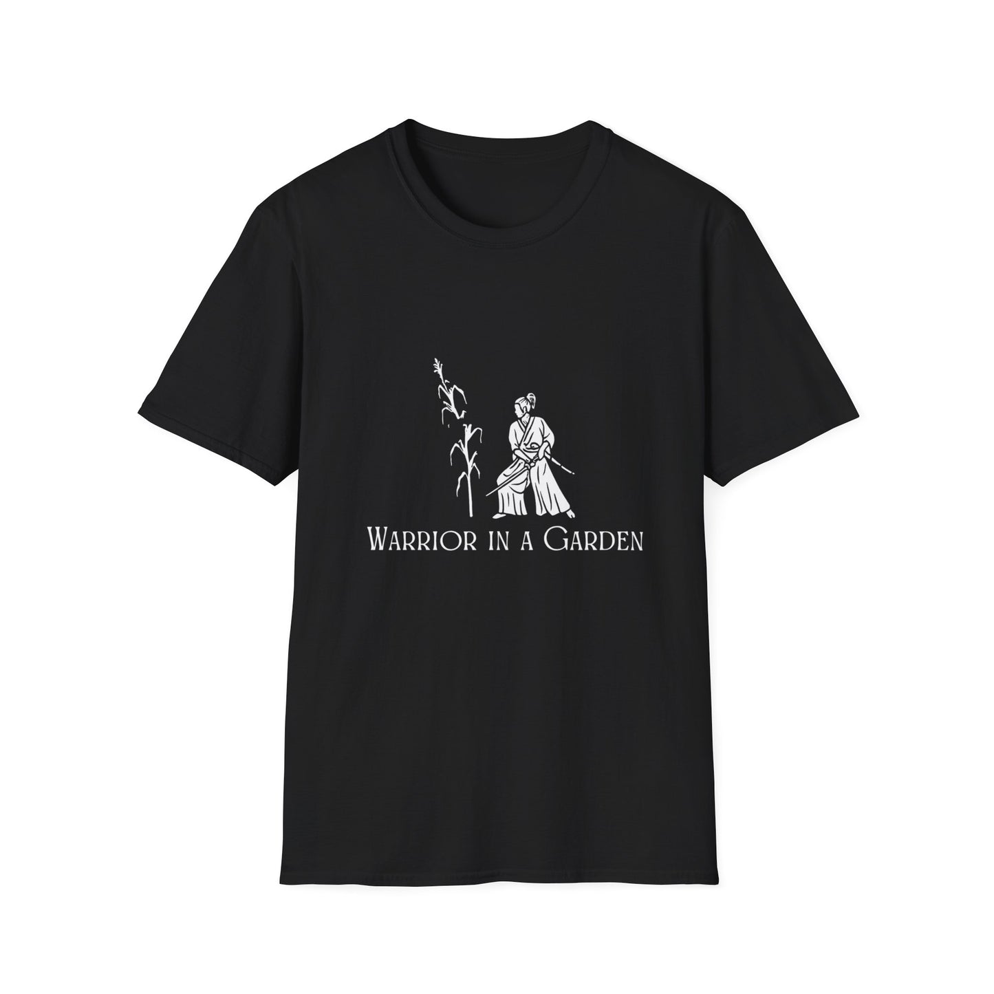 Samurai Discipline Tee – Warrior in a Garden Original Design