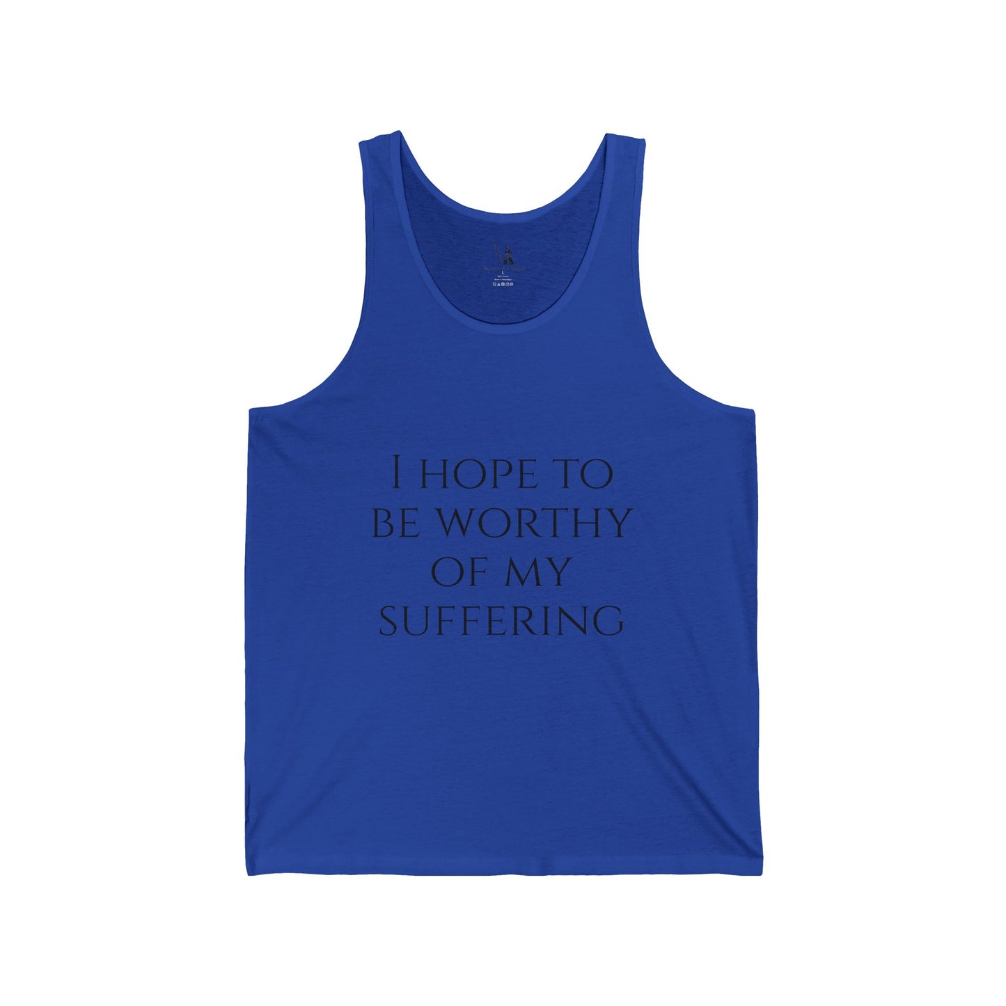 Worthy of My Suffering Tank Top – Fitness Discipline Apparel