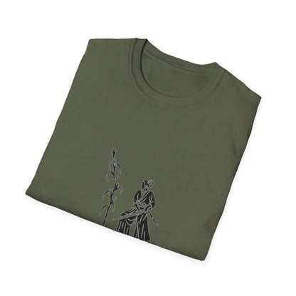 Samurai Discipline Tee – Warrior in a Garden Original Design