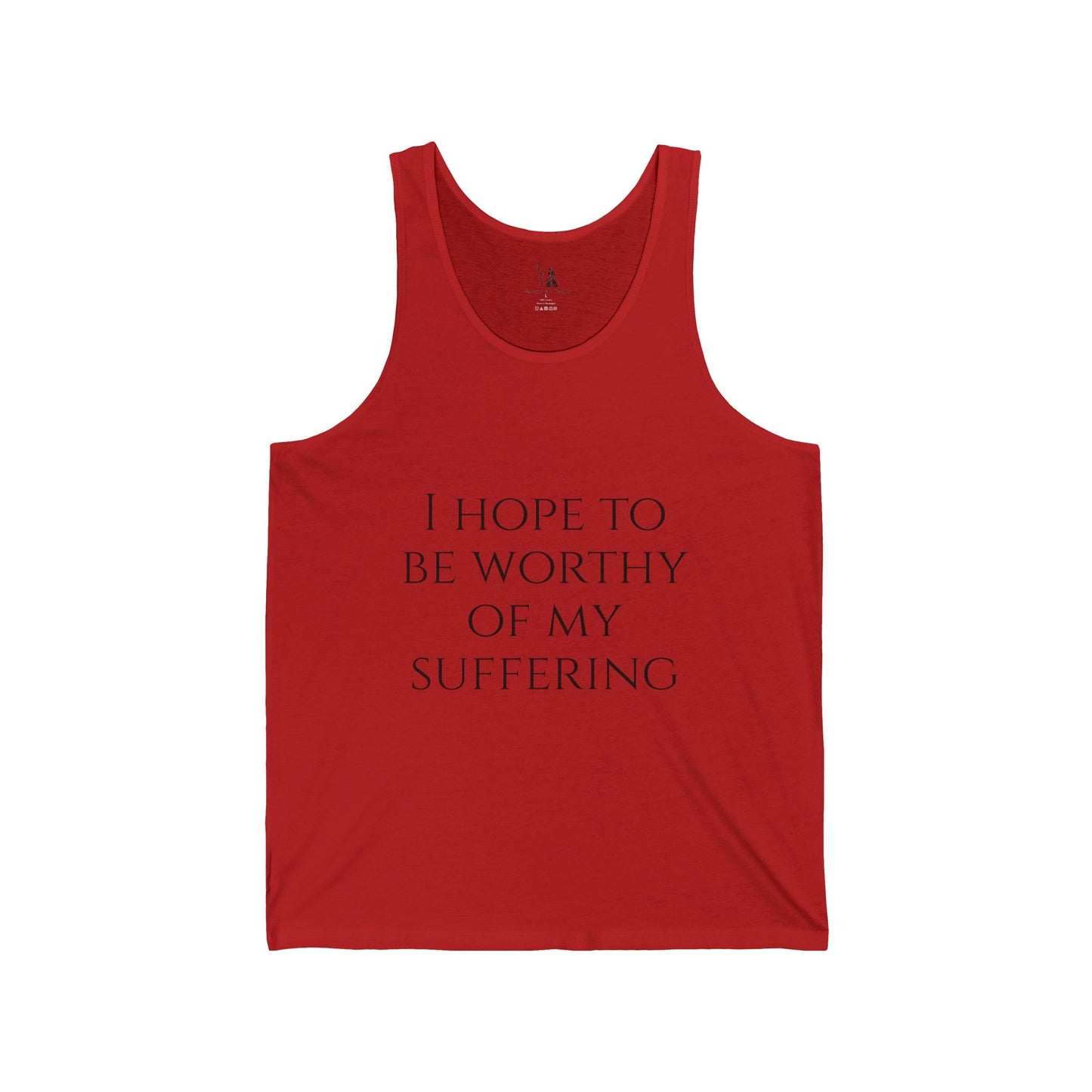 Worthy of My Suffering Tank Top – Fitness Discipline Apparel