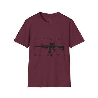 Every Warrior Needs Their Sword AR-15 Shirt | 2A