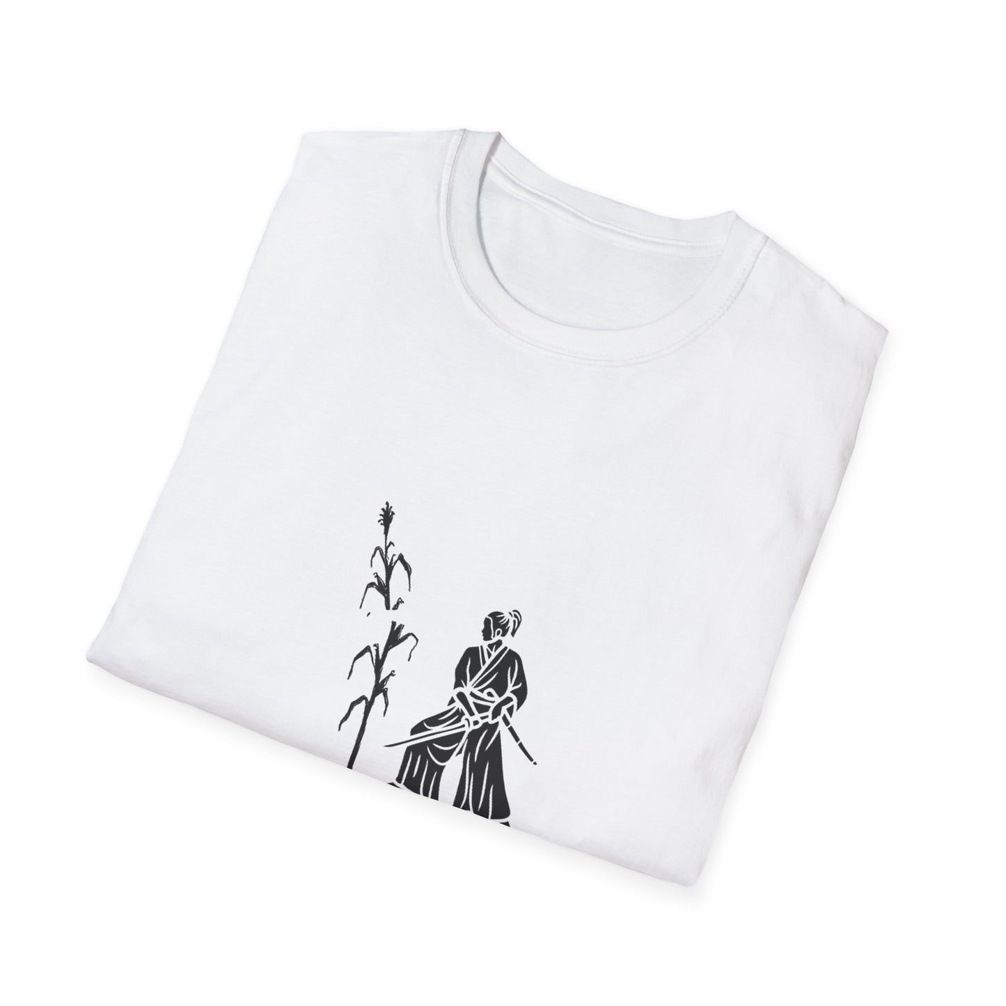 Samurai Discipline Tee – Warrior in a Garden Original Design