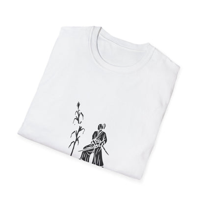 Samurai Discipline Tee – Warrior in a Garden Original Design