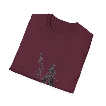 Samurai Discipline Tee – Warrior in a Garden Original Design