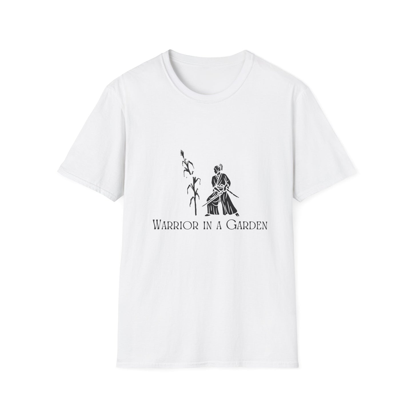 Samurai Discipline Tee – Warrior in a Garden Original Design