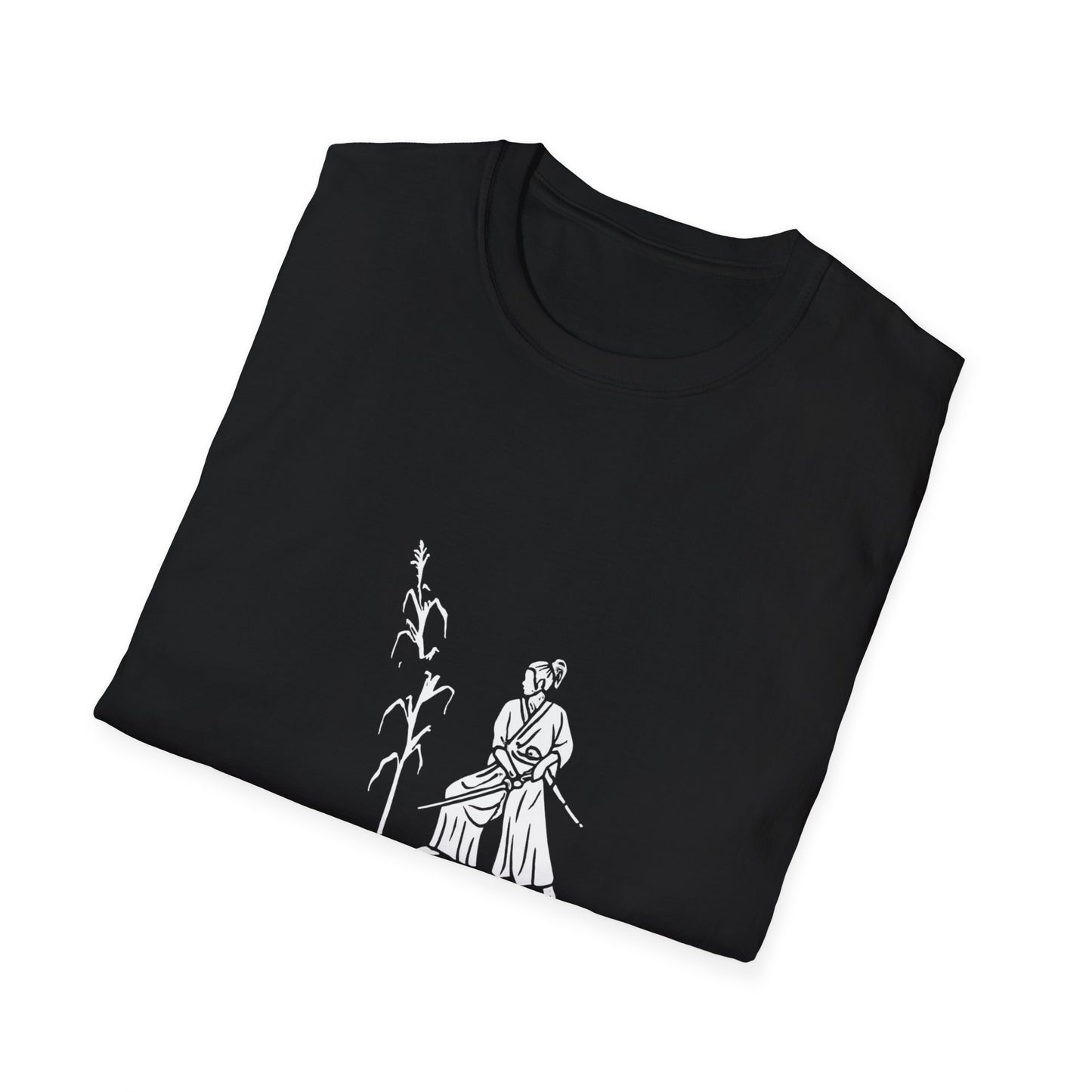 Samurai Discipline Tee – Warrior in a Garden Original Design